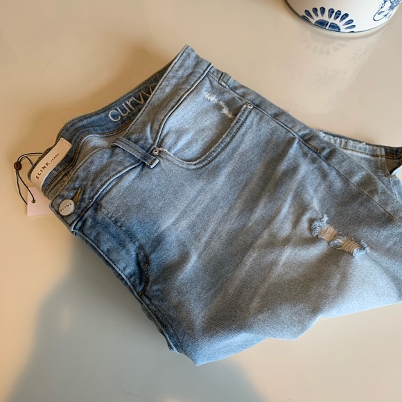 Slink Jeans 18W Sabrina Bermuda Denim Shorts - Picture 9 of 9
